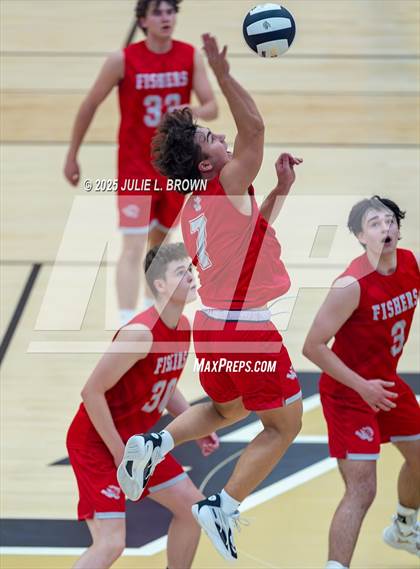 Thumbnail 1 in Zionsville vs. Fishers (IHSAA Peru Regional) photogallery.