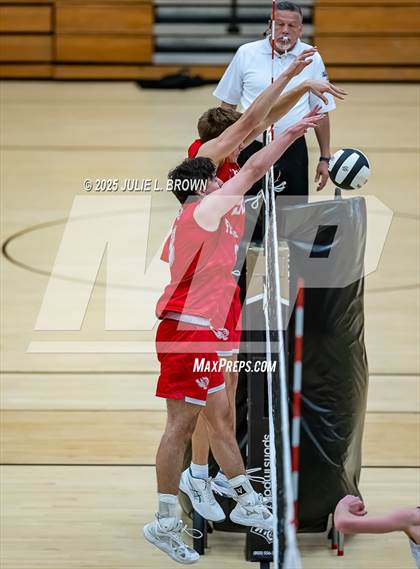 Thumbnail 2 in Zionsville vs. Fishers (IHSAA Peru Regional) photogallery.