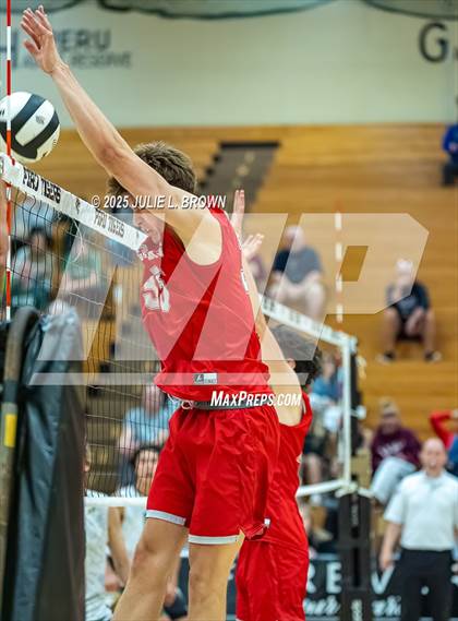 Thumbnail 2 in Zionsville vs. Fishers (IHSAA Peru Regional) photogallery.