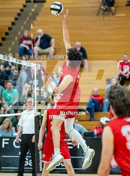 Thumbnail 1 in Zionsville vs. Fishers (IHSAA Peru Regional) photogallery.
