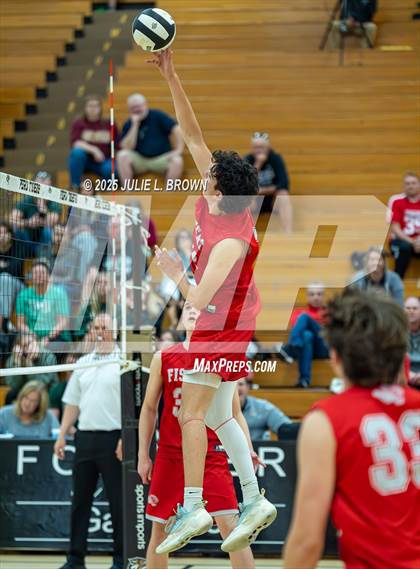 Thumbnail 2 in Zionsville vs. Fishers (IHSAA Peru Regional) photogallery.