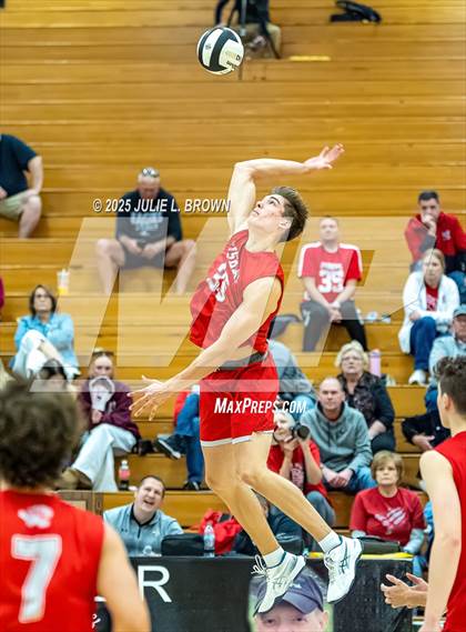 Thumbnail 2 in Zionsville vs. Fishers (IHSAA Peru Regional) photogallery.