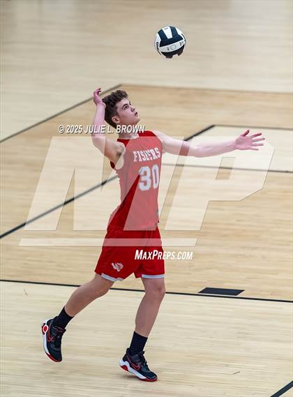 Thumbnail 2 in Zionsville vs. Fishers (IHSAA Peru Regional) photogallery.