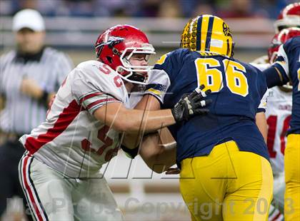 Thumbnail 1 in Ithaca vs Clinton (MHSAA Division 6 Final) photogallery.