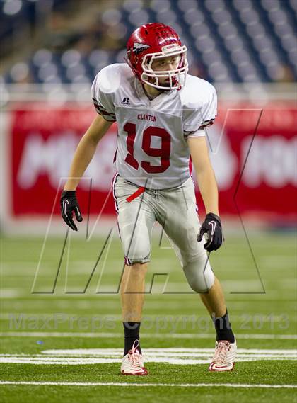 Thumbnail 3 in Ithaca vs Clinton (MHSAA Division 6 Final) photogallery.