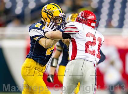Thumbnail 3 in Ithaca vs Clinton (MHSAA Division 6 Final) photogallery.