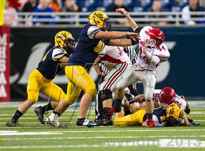 Thumbnail 1 in Ithaca vs Clinton (MHSAA Division 6 Final) photogallery.