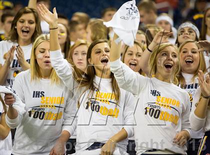 Thumbnail 3 in Ithaca vs Clinton (MHSAA Division 6 Final) photogallery.