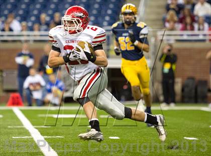 Thumbnail 2 in Ithaca vs Clinton (MHSAA Division 6 Final) photogallery.