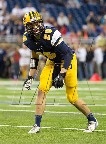 Thumbnail 1 in Ithaca vs Clinton (MHSAA Division 6 Final) photogallery.