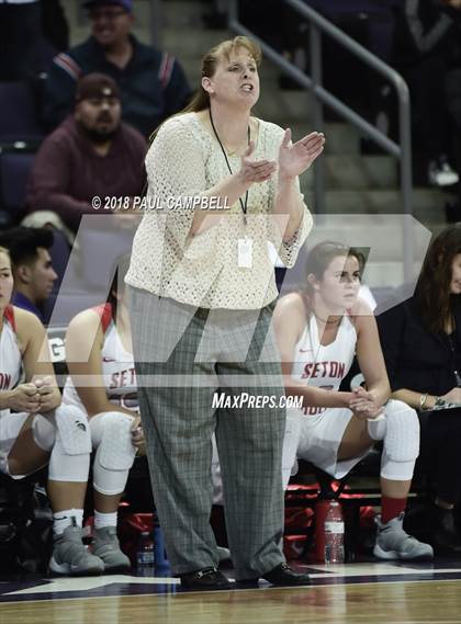 Thumbnail 3 in Seton Catholic vs Shadow Mountain (AIA 4A Semifinal) photogallery.