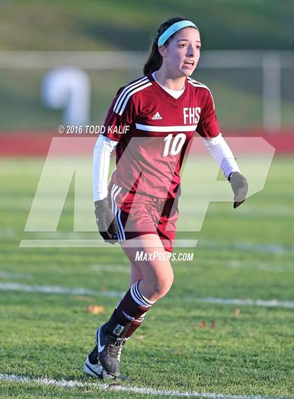 Thumbnail 2 in Farmington vs RHAM (CIAC Class L 2nd Round) photogallery.