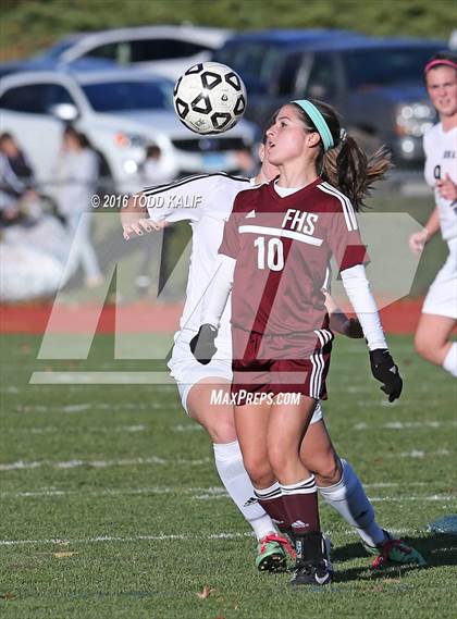 Thumbnail 2 in Farmington vs RHAM (CIAC Class L 2nd Round) photogallery.