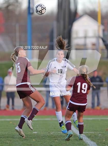 Thumbnail 2 in Farmington vs RHAM (CIAC Class L 2nd Round) photogallery.