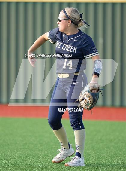 Thumbnail 2 in Bastrop vs. Lake Creek (UIL Softball 5A Region III Area) photogallery.
