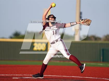Thumbnail 3 in Bastrop vs. Lake Creek (UIL Softball 5A Region III Area) photogallery.