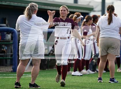 Thumbnail 3 in Bastrop vs. Lake Creek (UIL Softball 5A Region III Area) photogallery.