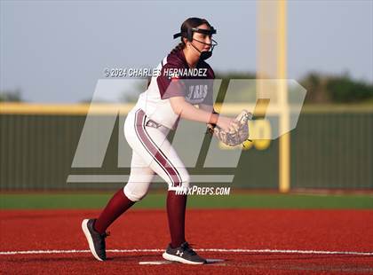 Thumbnail 3 in Bastrop vs. Lake Creek (UIL Softball 5A Region III Area) photogallery.