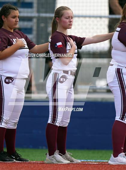 Thumbnail 3 in Bastrop vs. Lake Creek (UIL Softball 5A Region III Area) photogallery.