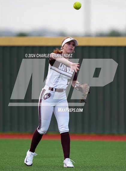 Thumbnail 1 in Bastrop vs. Lake Creek (UIL Softball 5A Region III Area) photogallery.