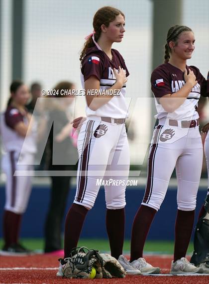 Thumbnail 2 in Bastrop vs. Lake Creek (UIL Softball 5A Region III Area) photogallery.