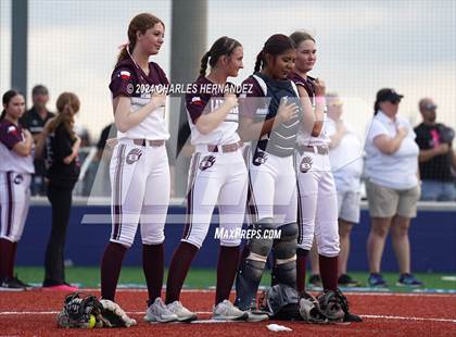 Thumbnail 3 in Bastrop vs. Lake Creek (UIL Softball 5A Region III Area) photogallery.
