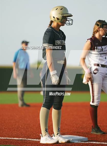 Thumbnail 1 in Bastrop vs. Lake Creek (UIL Softball 5A Region III Area) photogallery.