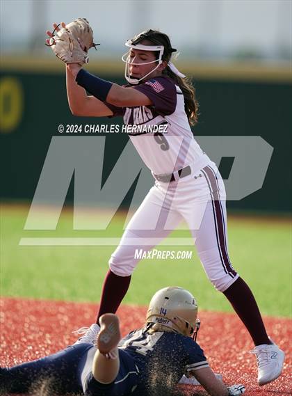 Thumbnail 3 in Bastrop vs. Lake Creek (UIL Softball 5A Region III Area) photogallery.