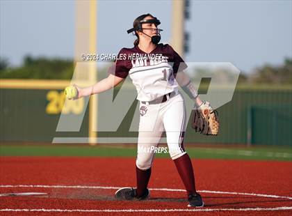 Thumbnail 3 in Bastrop vs. Lake Creek (UIL Softball 5A Region III Area) photogallery.