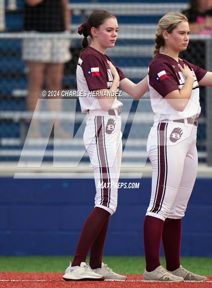 Thumbnail 3 in Bastrop vs. Lake Creek (UIL Softball 5A Region III Area) photogallery.