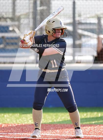Thumbnail 3 in Bastrop vs. Lake Creek (UIL Softball 5A Region III Area) photogallery.