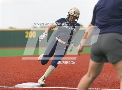 Thumbnail 2 in Bastrop vs. Lake Creek (UIL Softball 5A Region III Area) photogallery.
