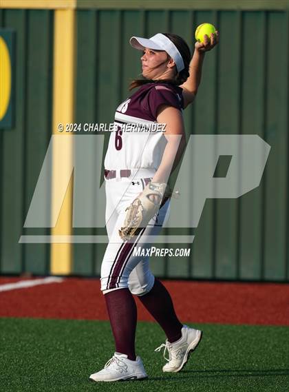 Thumbnail 3 in Bastrop vs. Lake Creek (UIL Softball 5A Region III Area) photogallery.