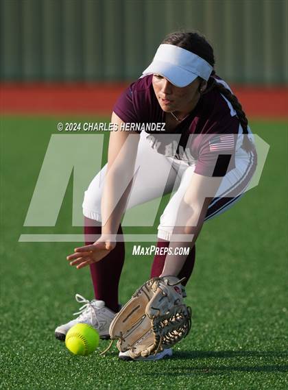 Thumbnail 1 in Bastrop vs. Lake Creek (UIL Softball 5A Region III Area) photogallery.