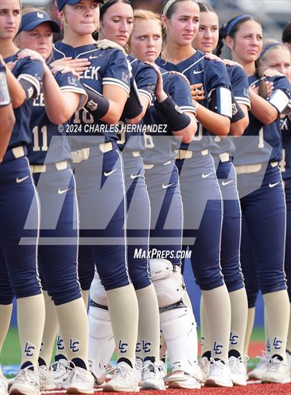 Thumbnail 3 in Bastrop vs. Lake Creek (UIL Softball 5A Region III Area) photogallery.