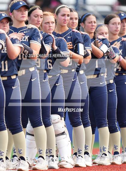 Thumbnail 1 in Bastrop vs. Lake Creek (UIL Softball 5A Region III Area) photogallery.
