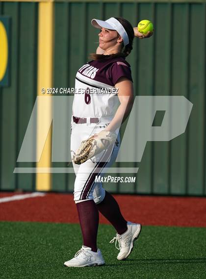 Thumbnail 1 in Bastrop vs. Lake Creek (UIL Softball 5A Region III Area) photogallery.