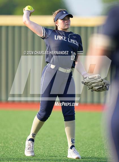 Thumbnail 1 in Bastrop vs. Lake Creek (UIL Softball 5A Region III Area) photogallery.