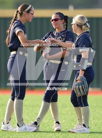 Thumbnail 3 in Bastrop vs. Lake Creek (UIL Softball 5A Region III Area) photogallery.