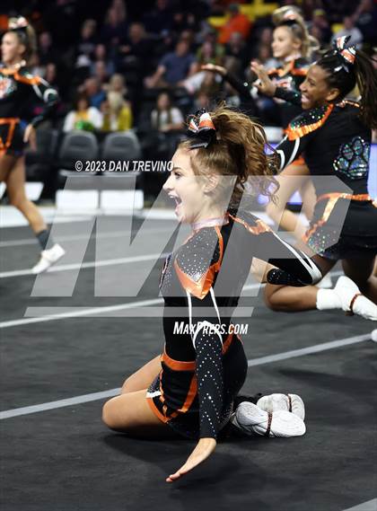 Thumbnail 3 in VHSL State Cheer Competition (Class 3) photogallery.