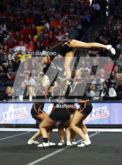 Thumbnail 1 in VHSL State Cheer Competition (Class 3) photogallery.