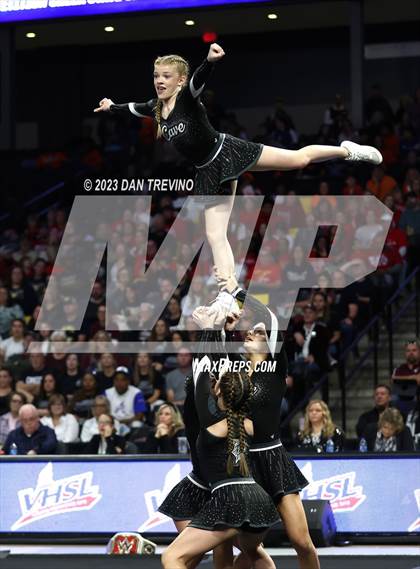 Thumbnail 3 in VHSL State Cheer Competition (Class 3) photogallery.