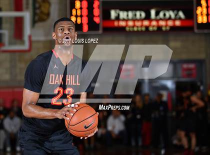 Thumbnail 1 in Oak Hill Academy vs. Chino Hills (Nike Extravaganza) photogallery.
