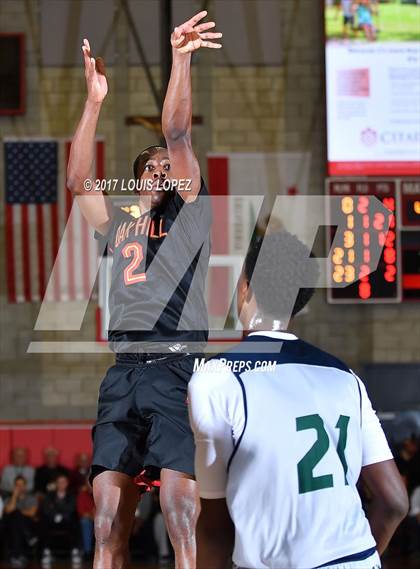 Thumbnail 2 in Oak Hill Academy vs. Chino Hills (Nike Extravaganza) photogallery.