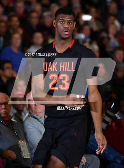 Thumbnail 2 in Oak Hill Academy vs. Chino Hills (Nike Extravaganza) photogallery.