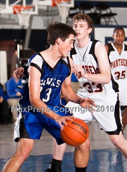 Thumbnail 1 in Our Lady of the Hills vs. TMI-Episcopal (Bracken Christian Tournament) photogallery.