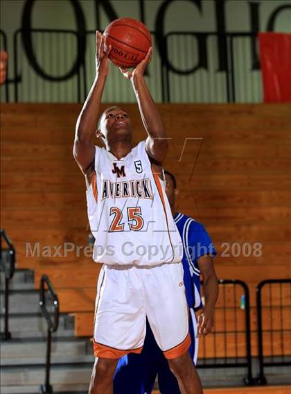 Thumbnail 2 in Madison vs. North Crowley (McDonald's Texas Invitational) photogallery.