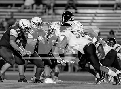 Thumbnail 2 in Terry Sanford vs Clinton (Cumberland County Schools Football Jamboree) photogallery.
