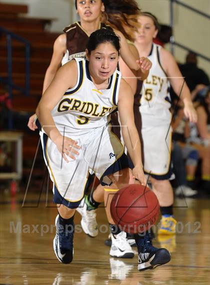 Thumbnail 2 in Yuba City vs. Gridley (Lady Bulldog Holiday Classic) photogallery.
