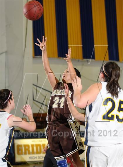 Thumbnail 3 in Yuba City vs. Gridley (Lady Bulldog Holiday Classic) photogallery.